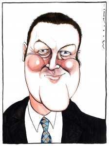 Andy Brown drawn by Morten Morland